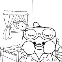Desenhos para colorir Paper Duck