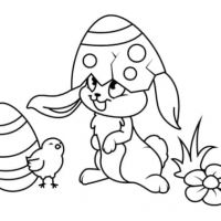 Desenhos para colorir Páscoa