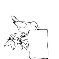 Desenhos para colorir Pássaros