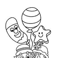 Desenhos para colorir Patati Patatá