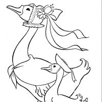Desenhos para colorir Patinhos