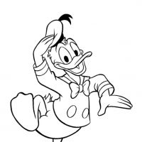 Desenhos para colorir Pato Donald