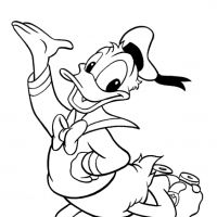Desenhos para colorir Pato Donald