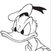 Desenhos para colorir Pato Donald