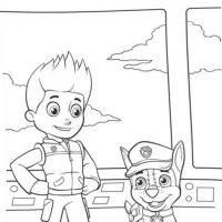 Desenhos para colorir Patrulha Canina