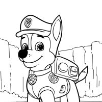 Desenhos para colorir Patrulha Canina