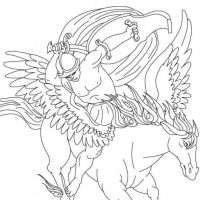 Desenhos para colorir Pegasus