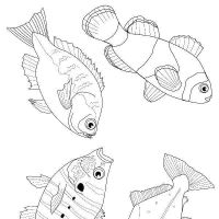 Desenhos para colorir Peixes