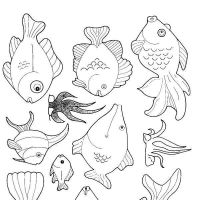 Desenhos para colorir Peixes