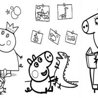 Desenhos para colorir Peppa Pig