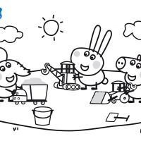 Desenhos para colorir Peppa Pig