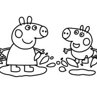 Desenhos para colorir Peppa Pig