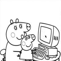Desenhos para colorir Peppa Pig