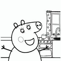 Desenhos para colorir Peppa Pig