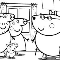 Desenhos para colorir Peppa Pig