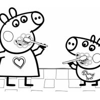 Desenhos para colorir Peppa Pig