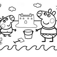 Desenhos para colorir Peppa Pig