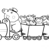 Desenhos para colorir Peppa Pig