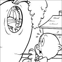 Desenhos para colorir Pernalonga