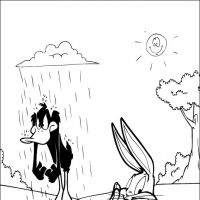 Desenhos para colorir Pernalonga