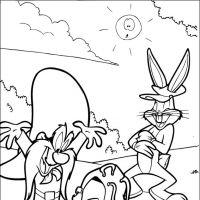 Desenhos para colorir Pernalonga