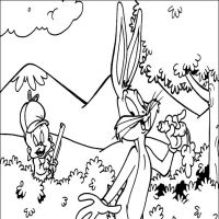 Desenhos para colorir Pernalonga