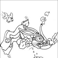 Desenhos para colorir Pernalonga