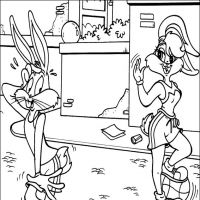 Desenhos para colorir Pernalonga