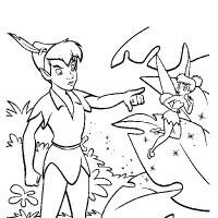 Desenhos para colorir Peter Pan