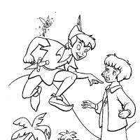 Desenhos para colorir Peter Pan