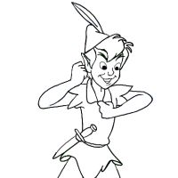 Desenhos para colorir Peter Pan