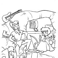 Desenhos para colorir Peter Pan