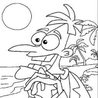 Desenhos para colorir Phineas e Ferb