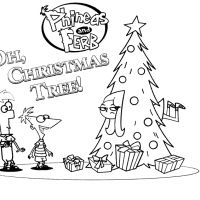 Desenhos para colorir Phineas e Ferb