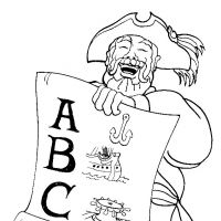 Desenhos para colorir Piratas