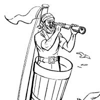 Desenhos para colorir Piratas