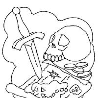 Desenhos para colorir Piratas