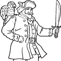 Desenhos para colorir Piratas