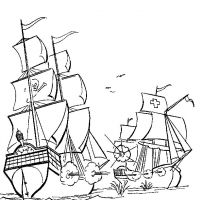 Desenhos para colorir Piratas