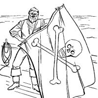 Desenhos para colorir Piratas