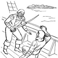 Desenhos para colorir Piratas