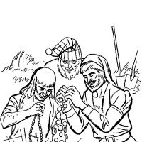 Desenhos para colorir Piratas