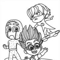 Desenhos para colorir PJ Maks