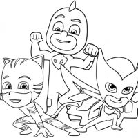 Desenhos para colorir PJ Maks
