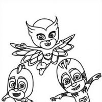 Desenhos para colorir PJ Maks