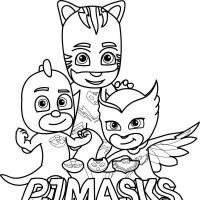 Desenhos para colorir PJ Maks