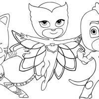 Desenhos para colorir PJ Maks