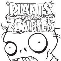 Desenhos para colorir Plantas vs Zombies