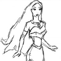 Desenhos para colorir Pocahontas
