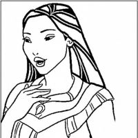 Desenhos para colorir Pocahontas